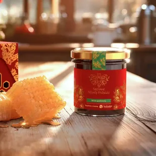 SUROWY MIÓD SPADZIOWY - ZE SPADZI IGLASTEJ - 400g - Miód - miniaturka - grafika 1