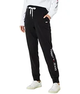 Spodnie damskie - Tommy Hilfiger Damskie spodnie do biegania z logo, czarny, L - miniaturka - grafika 1