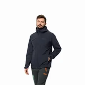 Kurtki męskie - Męska kurtka przeciwdeszczowa Jack Wolfskin ROBURY 2L JKT M night blue - S - miniaturka - grafika 1