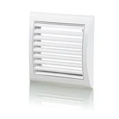 Kratki wentylacyjne - Vents Kratka wentylacyjna z siatką 154x150 mm biała - miniaturka - grafika 1