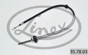 LINEX LINKA HAMULCA 35.78.02 RENAULT GRAND SCENIC II 04 1001 LEWA HAMULEC ELEKTRYCZNY ŚRUBA - Linki hamulca postojowego - miniaturka - grafika 1