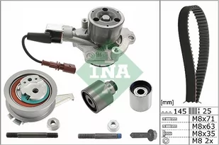 Pompa wodna + zestaw paska rozrządu INA 530 0650 30 - Mechanizmy rozrządu - miniaturka - grafika 1