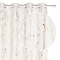 Zasłony - Kremowa Zasłona Welurowa 140x250 Marmy - miniaturka - grafika 1