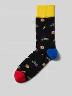 Skarpetki męskie - Skarpety z wyhaftowanym motywem - miniaturka - grafika 1