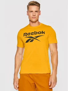 Koszulki męskie - Reebok T-Shirt Workout Ready Supremium Graphic GT5759 Pomarańczowy Regular Fit - grafika 1