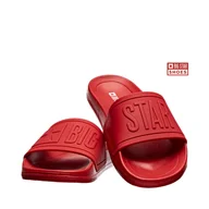 Klapki i japonki męskie - Klapki męskie Big Star DD174689 czerwony - miniaturka - grafika 1