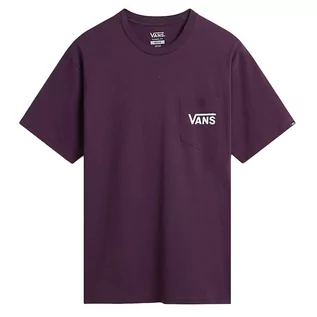 Koszulki sportowe męskie - Koszulka Vans Classic Back VN00004WD1I1 - fioletowa - grafika 1