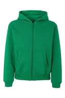 Bluzy dla dziewczynek - Mukua Byron Kids Bluza dziecięca z kapturem i zamkiem błyskawicznym Kelly Green, rozmiar 9/11 - miniaturka - grafika 1