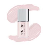 Lakiery hybrydowe - Semilac One Step Hybrid 3w1 Rose Beige S254 5ml - miniaturka - grafika 1