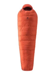Śpiwór puchowy damski Deuter Astro Pro 600 SL (175 cm) - paprika/redwood - Śpiwory - miniaturka - grafika 1