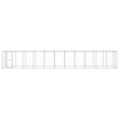 Budy dla psów - shumee Kojec zewnętrzny dla psa stal galwanizowana 26,62 m - miniaturka - grafika 1