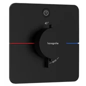 Baterie podtynkowe - HANSGROHE 15581670 ShowerSelect Comfort Q Bateria termostatyczna, podtynkowa do 1 odbiornika Czarny Matowy - miniaturka - grafika 1
