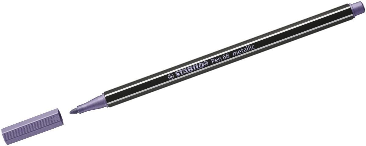 STABILO Długopis 68 metaliczny flamaster średni fioletowy 1 szt