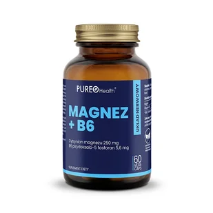 Pureo Health Magnez + B6 5-P 60 Kapsułek - Witaminy i minerały - miniaturka - grafika 1