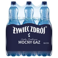 Woda - Żywiec Zdrój Woda 1,5l mocno gazowana 6szt. SPP.025 - miniaturka - grafika 1