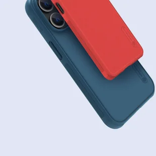 Nillkin Super Frosted Shield Pro etui iPhone 14 Pro Max pokrowiec na tył plecki niebieski - Etui i futerały do telefonów - miniaturka - grafika 11