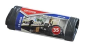 Worki na śmieci - WORKI NA ŚMIECI 35 L LDPE CZARNE (15), CZARNY - miniaturka - grafika 1