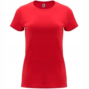 Koszulka damska T-shirt damski Bawełniany ROLY Capri CA6683 RED M - Koszulki i topy damskie - miniaturka - grafika 1