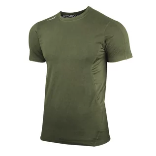 Koszulki sportowe męskie - Texar - Koszulka termoaktywna Base Layer - Oliwkowa - 30-BSL-SH - grafika 1