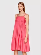 Sukienki - Fracomina Sukienka codzienna FR22SD1048W40001 Różowy Regular Fit - miniaturka - grafika 1