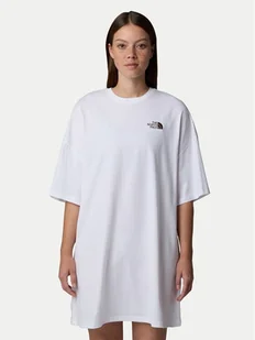 The North Face Sukienka codzienna Simple Dome NF0A87NF Biały Relaxed Fit - Sukienki - miniaturka - grafika 1