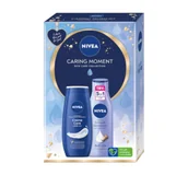 Kosmetyki do kąpieli - Caring Moment zestaw żel pod prysznic 250ml + mleczko do ciała 250ml - miniaturka - grafika 1