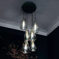 Lampy sufitowe - Nuura Aps Nuura Anoli 6 lampa wisząca, 6-pkt. złota - miniaturka - grafika 1