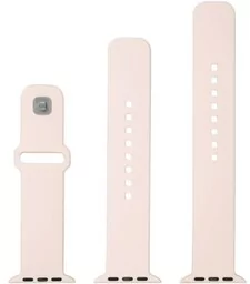 Fixed Silikonowy pasek Silicone Strap do Apple Watch 41 / 40 / 38 mm, różowy - Akcesoria do smartwatchy - miniaturka - grafika 1