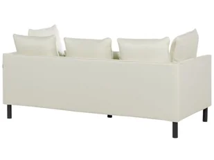Sofa 3-osobowa tapicerowana złamana biel FENSTAD Lumarko! - Sofy i kanapy - miniaturka - grafika 5