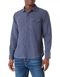 Koszule męskie - Replay Męska koszula M4082A, 890 DEEP Blue, XXL, 890 Deep Blue, XXL - grafika 1