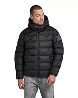 Kurtki męskie - G-STAR RAW G- Whistler Padded Hooded, Kurtka Mężczyźni, Black (dk black B958-6484), XS - miniaturka - grafika 1