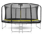 Trampoliny - ELITON Trampolina ogrodowa z siatką wewnętrzną, Premium, 14 FT/435 cm - miniaturka - grafika 1