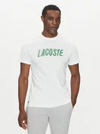Koszulki męskie - Lacoste T-Shirt TH8916 Biały Regular Fit - miniaturka - grafika 1