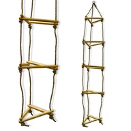 Place zabaw - Huśtawka Podwójna Drabinka dla Dzieci 200cm 50kg - miniaturka - grafika 1