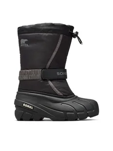 Sorel Śniegowce Flurry™ Boot 2114081016 Czarny - Buty dla chłopców - miniaturka - grafika 1