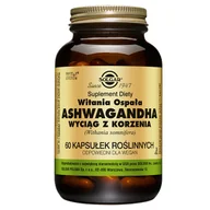 Układ nerwowy - Solgar Ashwagandha, wyciąg z korzenia, 60 kapsułek - miniaturka - grafika 1