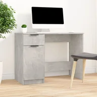 Biurka - Biurko, szarość betonu, 100x50x75 cm, materiał drewnopochodny! - miniaturka - grafika 1
