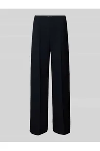 Spodnie materiałowe z szeroką nogawką i dodatkiem wiskozy model PUNTO - Tommy Hilfiger - Spodnie sportowe damskie - miniaturka - grafika 1