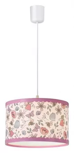 Rabalux Żyrandol na lince E27/40W/230V różowy - Lampy sufitowe - miniaturka - grafika 1