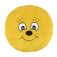 Kołdry i poduszki dla dzieci - Bellatex Poduszka Kuleczka żółty, średnica 35 cm - miniaturka - grafika 1