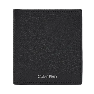 Mały Portfel Męski Calvin Klein Foil Emboss Slim Billfold LV04D1064G Czarny - Portfele - miniaturka - grafika 1