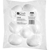 Dekoratorstwo - Jajka styropianowe DIST-011 7 cm 8 szt. - miniaturka - grafika 1