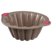 Formy do ciast - Secret de Gourmet Okrągła forma do pieczenia ciast silikonowa 22 cm B00O4DSHX6 - miniaturka - grafika 1
