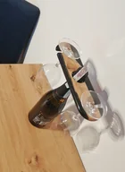 Kieliszki - Stojak na Wino i kieliszki żywica drewno - miniaturka - grafika 1