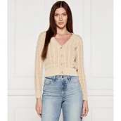 Swetry damskie - GUESS Kardigan GISELLE | Cropped Fit - miniaturka - grafika 1