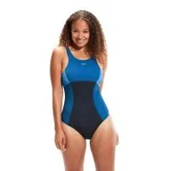 Stroje kąpielowe - Strój Kąpielowy Speedo Shaping Enlace Printed – Czarno-Niebieski – Rozmiar 36 - miniaturka - grafika 1