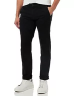 Spodenki męskie - BOSS Męskie spodnie chinosy, slim fit, z elastycznej bawełny twill, czarny (Black1), 36W / 34L - miniaturka - grafika 1