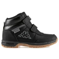 Buty dla dziewczynek - Buty Kappa Bright Mid K 260239K-1111 - czarne - miniaturka - grafika 1