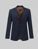 Marynarki męskie - Marynarka do zestawu parma granatowy slim fit - miniaturka - grafika 1