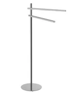 Wieszaki łazienkowe - Sapho Akcesoria łazienkowe Gedy - Stojący wieszak na ręczniki, chrom 143113 - miniaturka - grafika 1